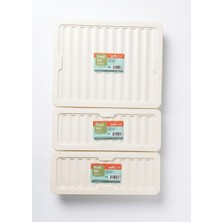 Str Store Softchef Fresh Box 3'lü Saklama Kabı Seti (2 Adet 1170 ml + 1 Adet 2400 Ml) - Şeffaf Kapaklı Buzdolabı ve Dondurucu Uyumlu Düzenleyici Organizer