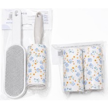Str Store Dordoi Tüy Toplama Rulosu ve Tüy Temizleme Fırçası Seti – 2 Yedek 10CM 60 Sarım Rulo Dahil (Karma Renk)