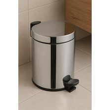 Str Store Arkitekta A44012 Çöp Kovası, Yavaş Kapanır, 4,5 L, Parlak Paslanmaz Çelik
