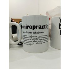 Str Store Chiropractic Sözlük Tanımı Kupa - Kiropraktisyen Seramik Bardak Sağlık Hediyesi 325ML