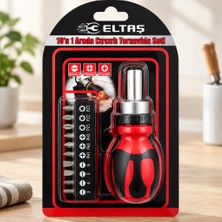 Efnaz Style Cırcırlı Tornavida ve Bits Uçları - Silikon Saplı Manyetik Uç Tutucu