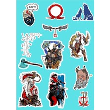 Str Store God Of War Sticker Seti