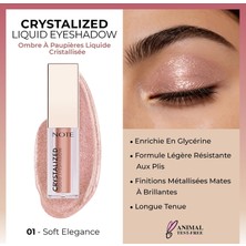Str Store Cosmetics Crystalized Liquid Eyeshadow Likit Metalik Göz Farı, 01 Soft Elegance