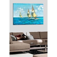 Str Store Talya Tablo Yaşadığınız Seçkin Mekanlar Için Çok Özel Yelkenli Gemi Deniz 50X35 NO-5188