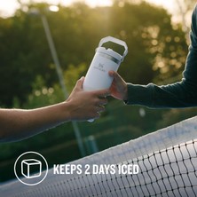 Str Store Iceflow Flip Straw Tumbler Pipetli Termos Su Şişesi 0.89 Litre - Frost | Paslanmaz Çelik