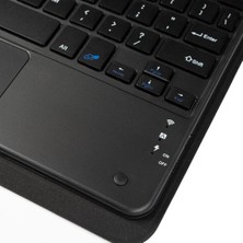 Str Store Apple iPad 10.9 2022 (10.nesil) Zore Border Keyboard Bluetooh Bağlantılı Standlı Klavyeli Tablet Kılıfı