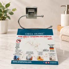 Str Store Kare Yapışkanlı Wc Kağıtlık Askı