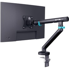 Str Store Özel Tasarım Tekli Monitör Kolu Max 35" 10KG Taşıma Kapasiteli Mekanik Yaylı Hızlı Tak-Çıkar (Vidasız Montaj)
