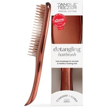 Str Store Ultimate Detangler Chrome Choc Bronze Islak ve Kuru Düz ve Kıvırcık Saçlar Için Saç Fırçası Tarak