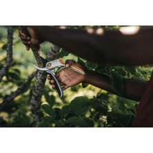 Str Store Bypass Bahçe Makası Taze Dallar ve Çalılar Için, Yapışmaz Kaplama, Çelik Bıçaklar/alüminyum Saplar, Siyah/turuncu, Plus, P531, 1057168