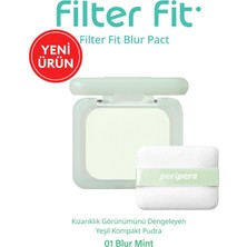 Str Store Blur Etkili Ton Eşitleyici Yeşil Kompakt Pudra Filter Fit Blur Pact (01 Blur Mint)