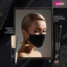 Str Store Perfect Lashes Black Eyeliner - Provitamin B5 Içerikli Hızlı Kuruyan Siyah Likit Eyeliner