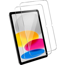 Str Store iPad 10. Nesil 10,9 Inç 2022 Için Ekran Koruyucu, 2'li Paket Hd Temperli Cam Ekran Koruyucu Kapak Yüksek Sertlik Çizilmez Parmak Izi Önleyici Koruyucu Film Apple iPad 2022 Için