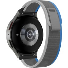 Str Store Samsung Galaxy Watch 7/6/5/4/fe Serisi (40MM/44MM) Watch 6/4 Classic (47MM/43MM/42MM) Samsung Watch 5 Pro 45MM Için Hafif ve Bileği Rahatsız Etmeyen 20MM Kavisli Trail Loop Kumaş Kordon