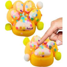 Str Store Kawaii Kedi Pençesi Şeklinde Squishy Oyuncak, Pastel Renkli, Dekoratif Stres Giderici, 6 Cm, Çocuklar Için Sevimli Yumuşak Sıkıştırılabilir Stres Topu