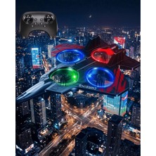 Str Store LED Işıklı Oyuncak Drone Fighter Jet Tasarımlı Uzaktan Kumandalı Uçak