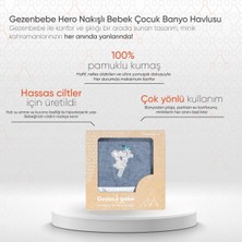 Str Store Hero Nakışlı Bebek Çocuk Banyo Havlusu (70X140) Koala 70X140 cm