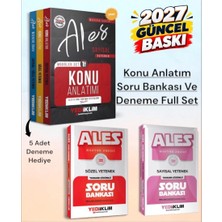 Yediiklim Yayınları 2027 Master Serisi Ales Sayısal Sözel Yetenek Modüler Set ve Ales Soru Bankası+5 Deneme