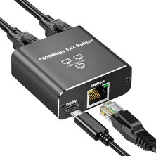 Str Store 1 Gigabit Ethernet Anahtarı 2 Bağlantı Noktalı 1000MBPS, RJ45 1 Ila 2 Ethernet Splitter, RJ45 Lan Ağ Anahtarı 1-2 Gigabit Ağ Bölücü, Bilgisayar, Hub, Anahtar, Yönlendirici ZR861