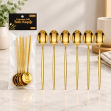 Str Store Altın Renk Tatlı Kaşığı 13CM