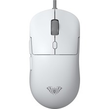 Str Store S35 7200 Dpı Rgb Efektli Makrolu USB Kablolu Gaming Oyuncu Mouse Beyaz