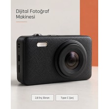 Str Store Siyah Renk 2,8 Inç Ekranlı Taşınabilir Dijital Fotoğraf Makinesi