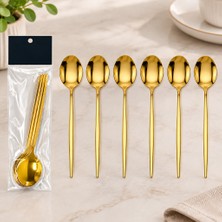 Str Store Altın Kaplama Yemek Kaşığı