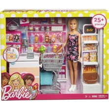 Str Store FRP01 Barbie Süpermarkette Oyun Seti
