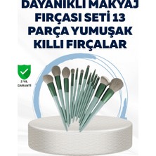 Str Store Profesyonel Kullanıma Uygun 13 Parça Makyaj Fırçası Takımı Fiber Kıllı