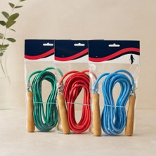 Str Store Ahşap Saplı Pvc Atlama Ipi 5 M - Renkli