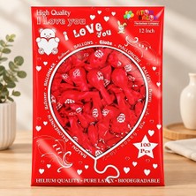 Str Store I Love You Seni Seviyorum Balon 100'LÜ
