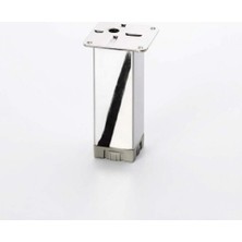 Elovias Eroğlu Krom Düz Metal Ayak 40x40mm 10cm (401-01-10-18)