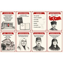 Koç Stüdyo Atatürk’ün Hayatı ve Ailesi Eğitici Okul Posterleri 8’li Set 50X70 cm