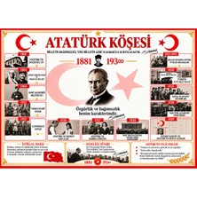 Atatürk Köşesi 100X140 cm Büyük Boy Vinil Branda