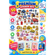 Neora Paw Patrol 50 Adet Sticker Seti | Karakter Çıkartmaları
