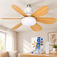 Efnaz Style Kumandalı Tavan Vantilatör Avize - 6 Kanat 52CM 3 Kademe