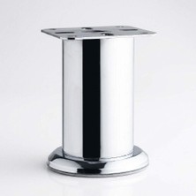 Elovias Eroğlu 12cm Metal Krom Ayak Çap51mm Mobilya Ayağı (401-05-12-18)