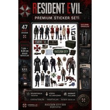 Neora Resident Evil | 47 Adet Sticker Seti