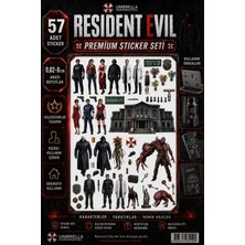Neora Resident Evil 57 Adet Sticker Seti