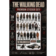 Neora The Walking Dead | 38 Adet Sticker Seti