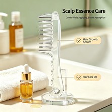Munico Kompakt Uçucu Yağ Infüzyonlu Saç Tarağı Saç Derisi Masaj Yağı Uygulayıcı Fırça Ev Salon