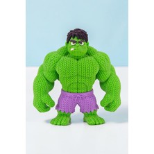 Neora Hulk Yün Örgü Görünümlü Figür | Koleksiyon Figürü
