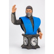 Neora Mortal Kombat Sub-Zero Bi-Han Büst Figür 15 cm | Koleksiyonluk Figür