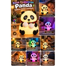 Meks Sevimli Renk Değiştiren Panda Gece Lambası
