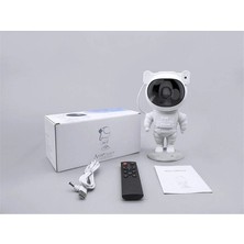 Meks Astronot Projeksiyon Lambası Bluetooth Speaker 120X113X228 mm