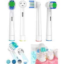 Meks Yumuşak Kıllı Diş Fırçası Yedek Başlıkları 4'lü Paket