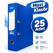 MEDEVRELF Noki Mavi Geniş Klasör 25ADET