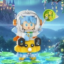 Meks Astronot Mavi 390 Parça Block Oyuncak Seti