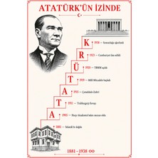 Koç Stüdyo Atatürk’ün Izinde Hayatı ve Kronolojisi Eğitici Okul Posteri 50X70 cm