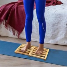 Meks Ahşap 10 Silindirli Masaj Aleti ile Rahatlatıcı Terapi